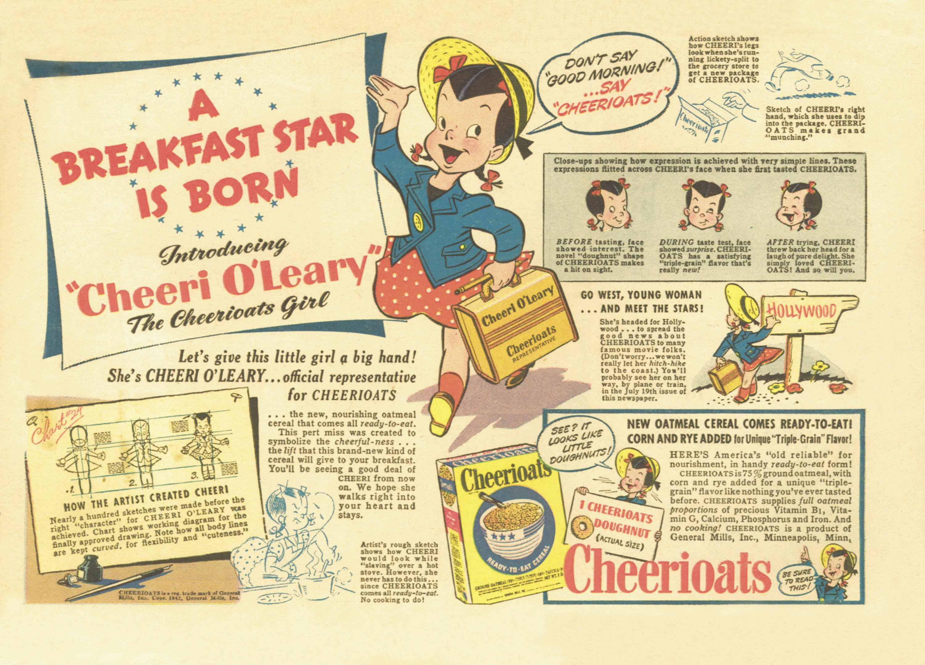 A Cheeri O'Leary ad from 1942